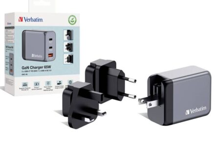 Verbatim GaN Charger 65 W Schnellladegerät
