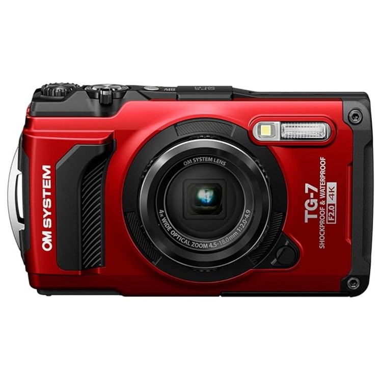 OM SYSTEM Tough TG-7 Kompaktkamera Rot